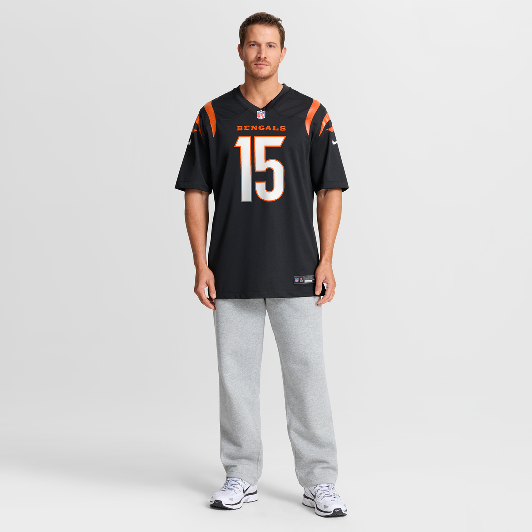 Charlie Jones Cincinnati Bengals Nike Team Game Jersey -  Black