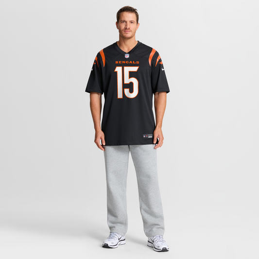 Charlie Jones Cincinnati Bengals Nike Team Game Jersey -  Black