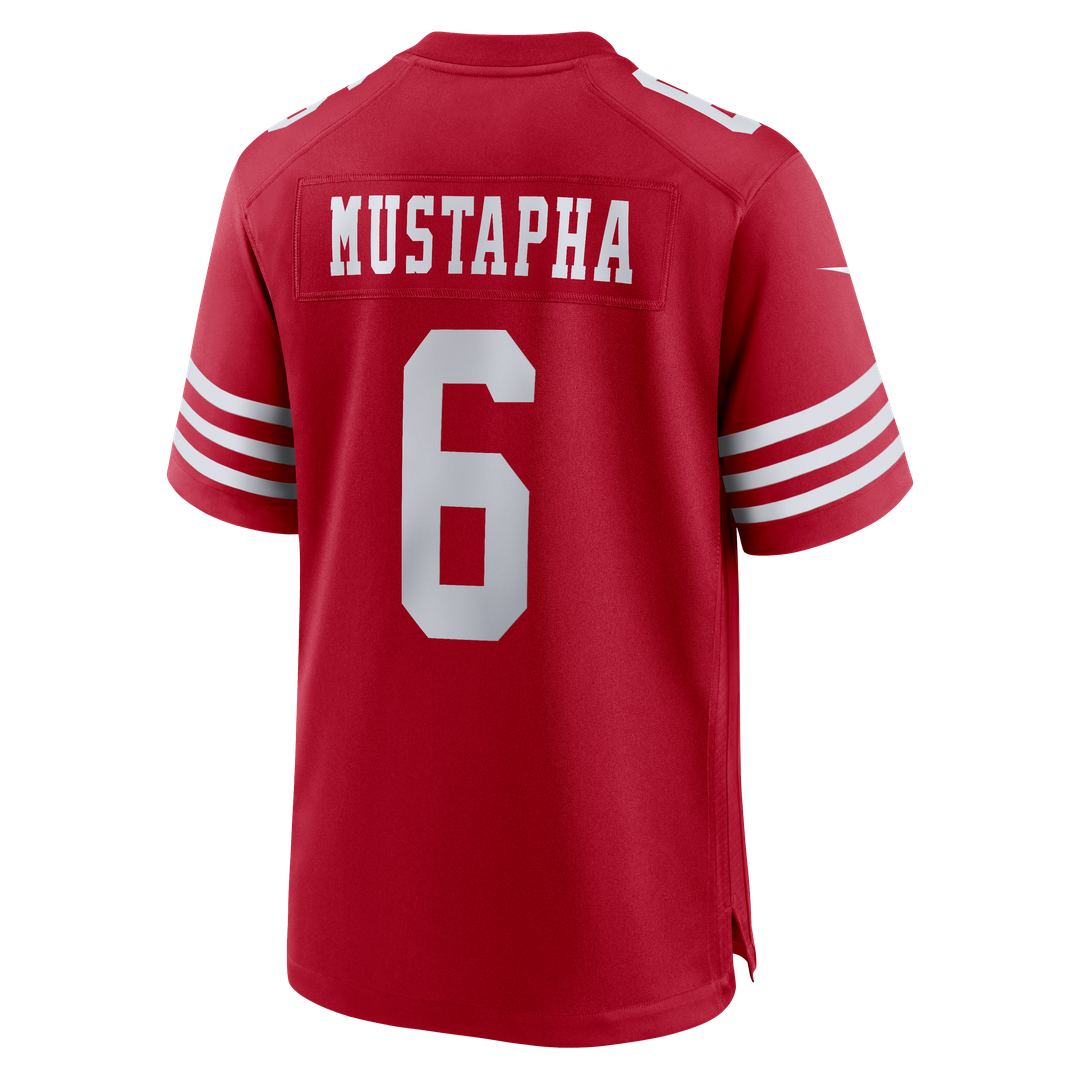 Malik Mustapha San Francisco 49ers Nike  Game Jersey -  Scarlet