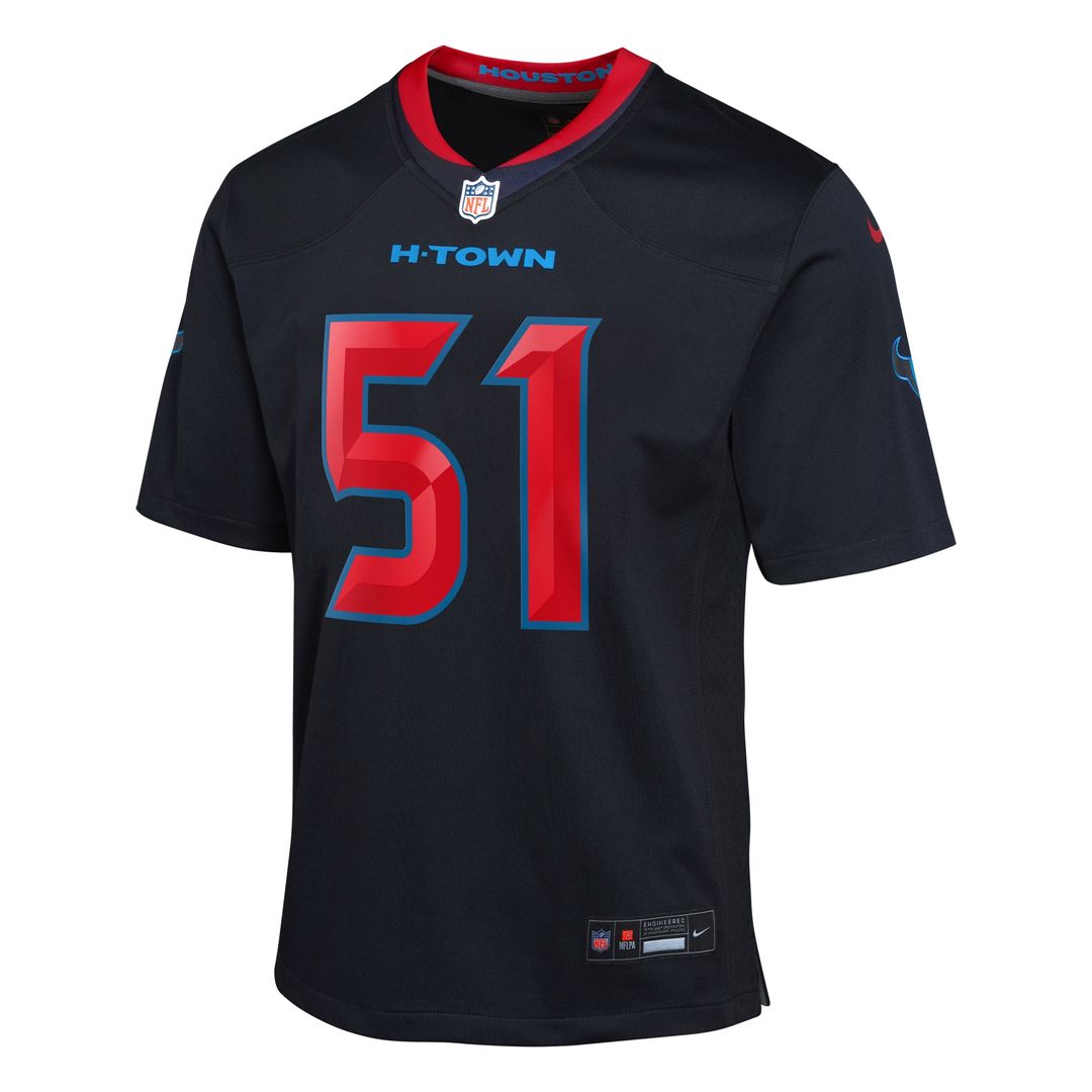 Will Anderson Jr. Houston Texans Nike Youth Game Jersey - Navy