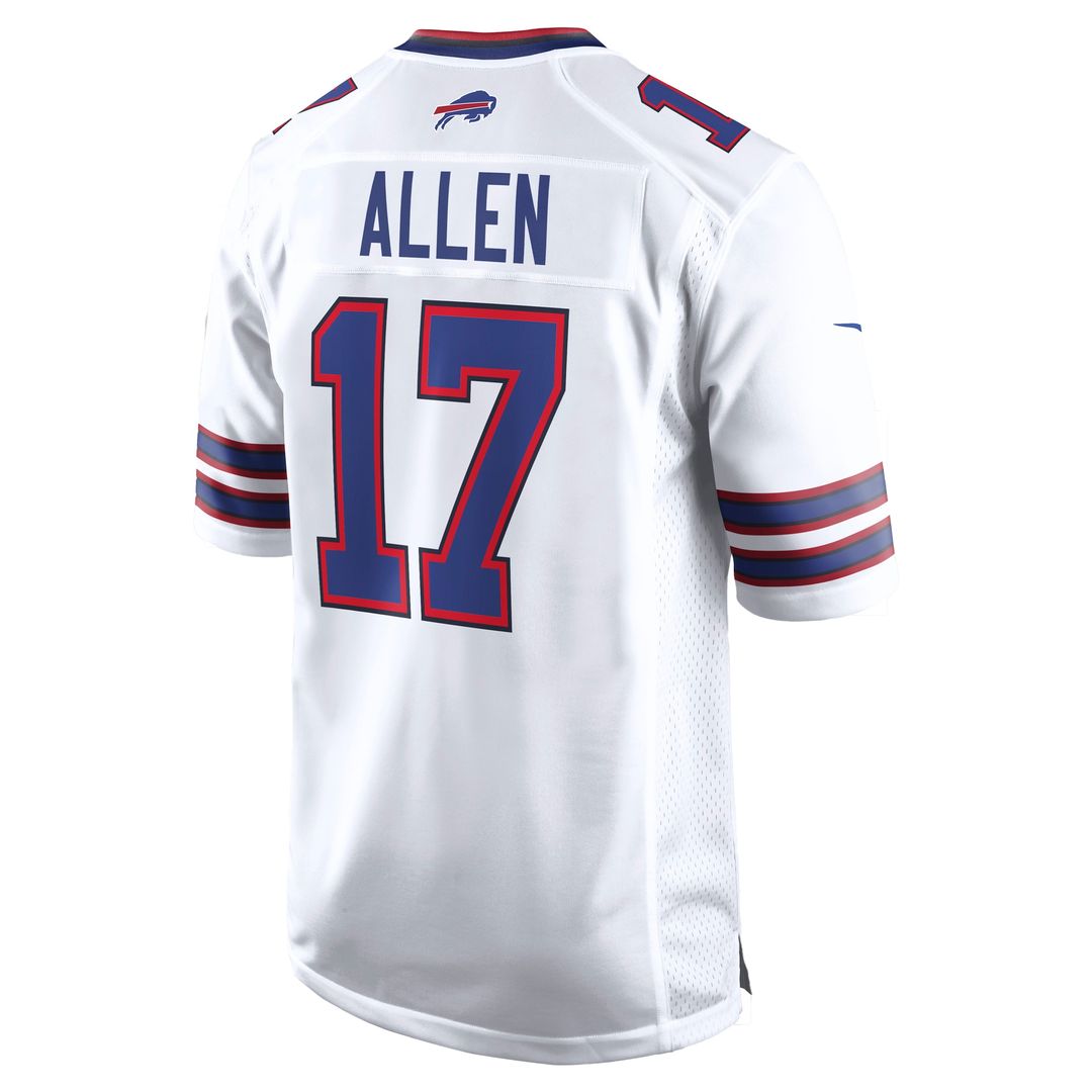 Josh Allen Buffalo Bills Nike White Game Player Jersey - White