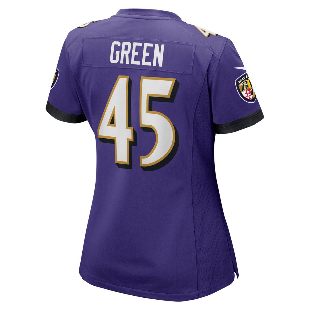 Mike Green Baltimore Ravens Nike Women's Team Game Jersey -  Purple