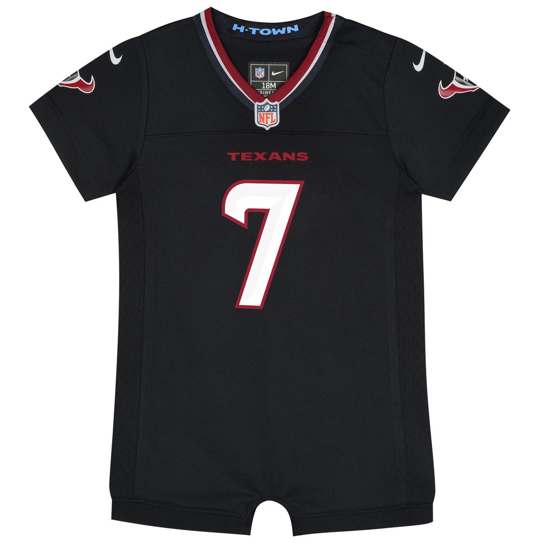 C.J. Stroud Houston Texans Nike Newborn & Infant Game Romper Jersey - Navy