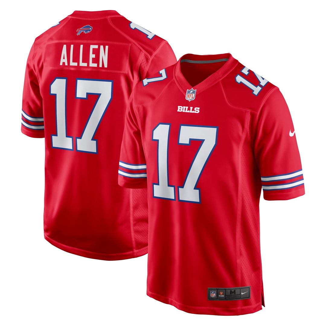 Josh Allen Buffalo Bills Nike White Game Player Jersey - White