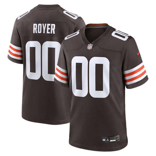 Joe Royer Cleveland Browns Nike Game Jersey - Brown