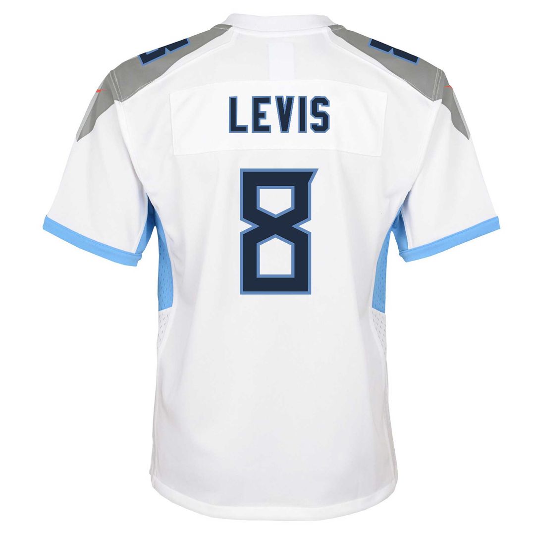 Will Levis Tennessee Titans Nike Youth Game Jersey - White