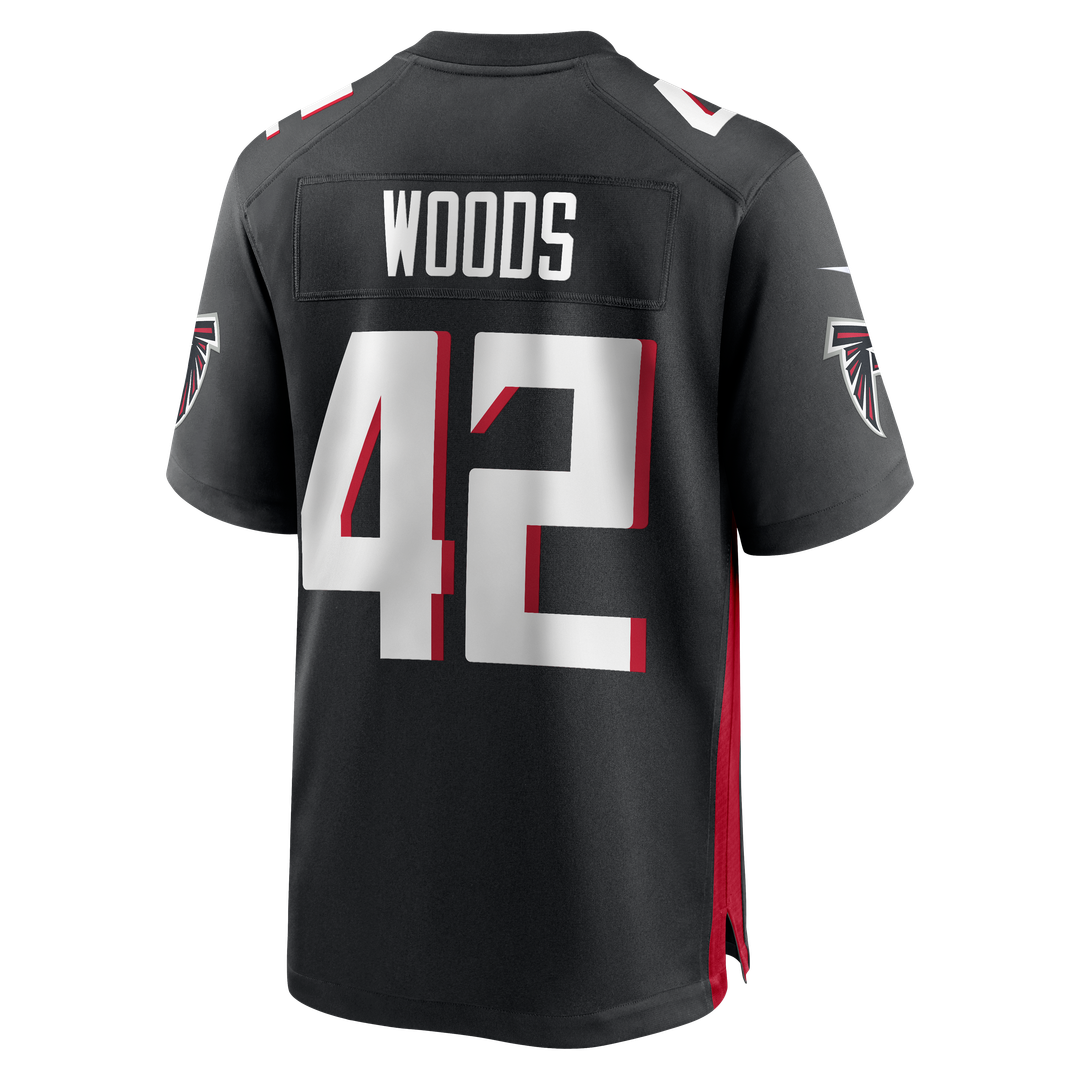 Josh Woods Atlanta Falcons Nike Team Game Jersey -  Black