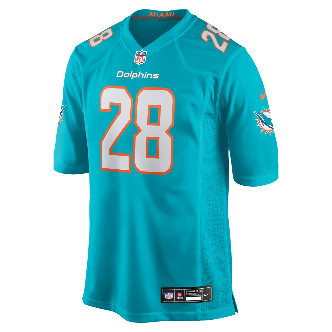 Devon Achane Miami Dolphins Nike Player Game Jersey - Aqua