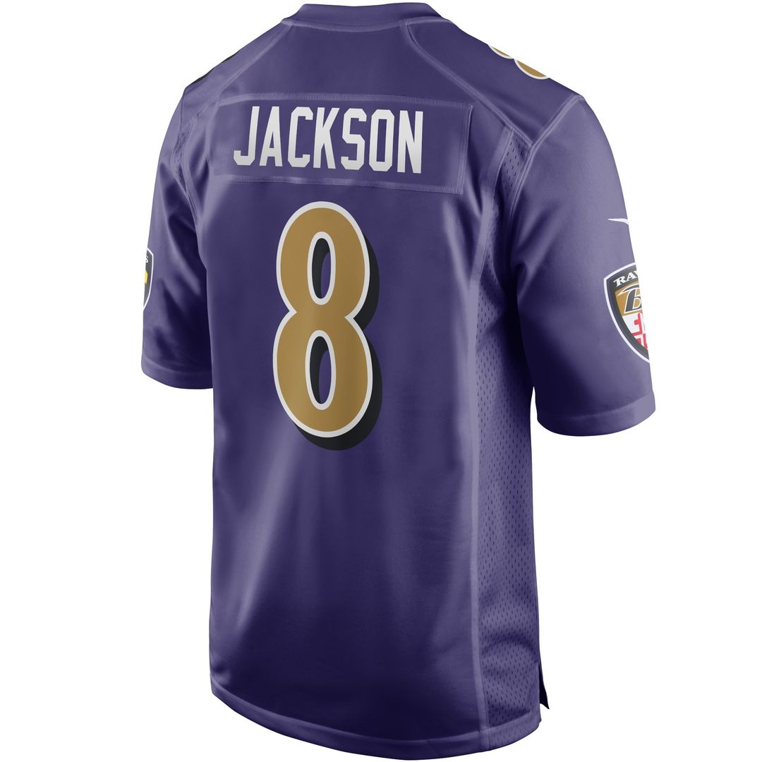 Lamar Jackson Baltimore Ravens Nike Alternate Game Jersey -  Black