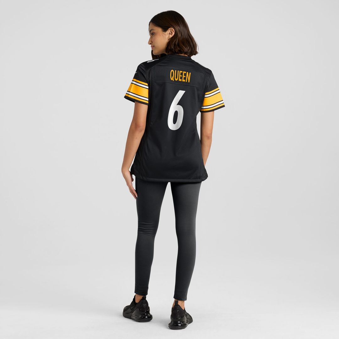 Patrick Queen Pittsburgh Steelers Nike Women's Team Game Jersey -  Black