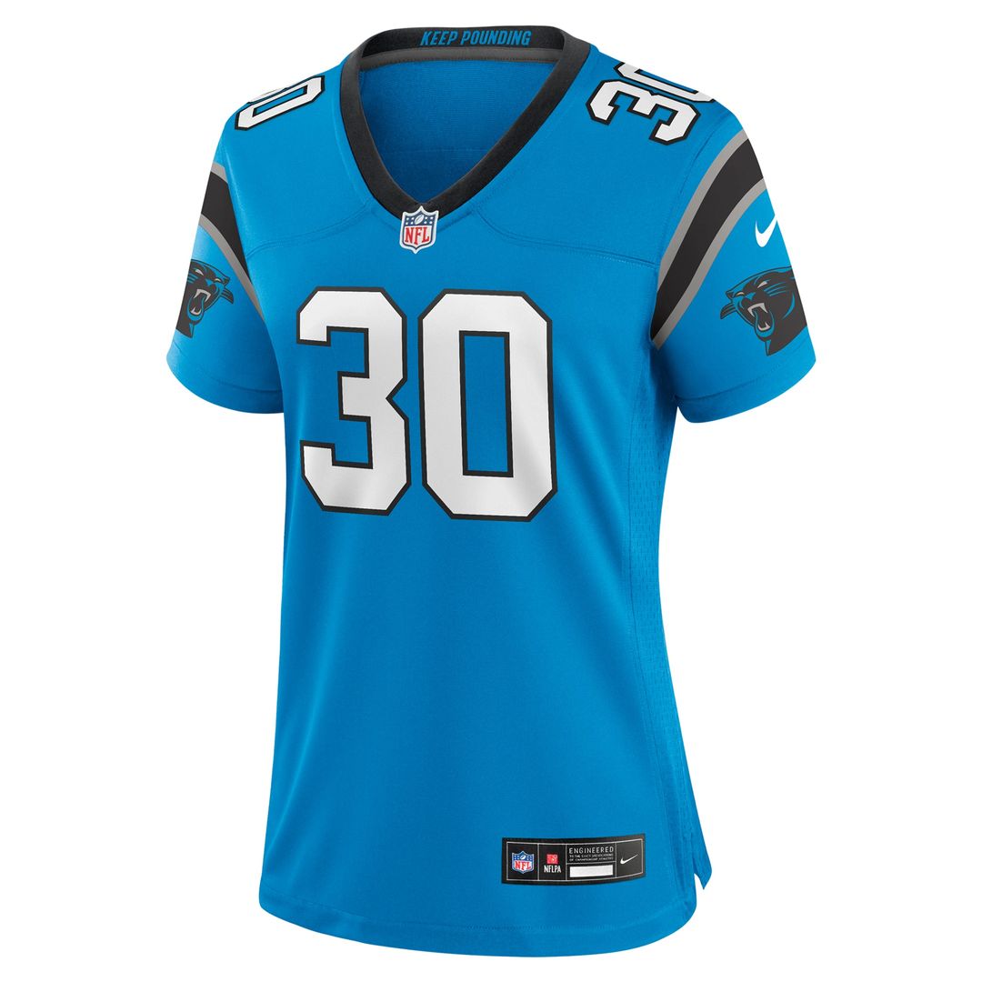 Chuba Hubbard Carolina Panthers Nike Women's Team Game Jersey - Black