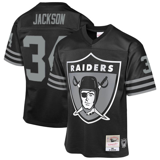 Bo Jackson Las Vegas Raiders Mitchell & Ness Youth 1988 Throwback Fashion Jersey - Black