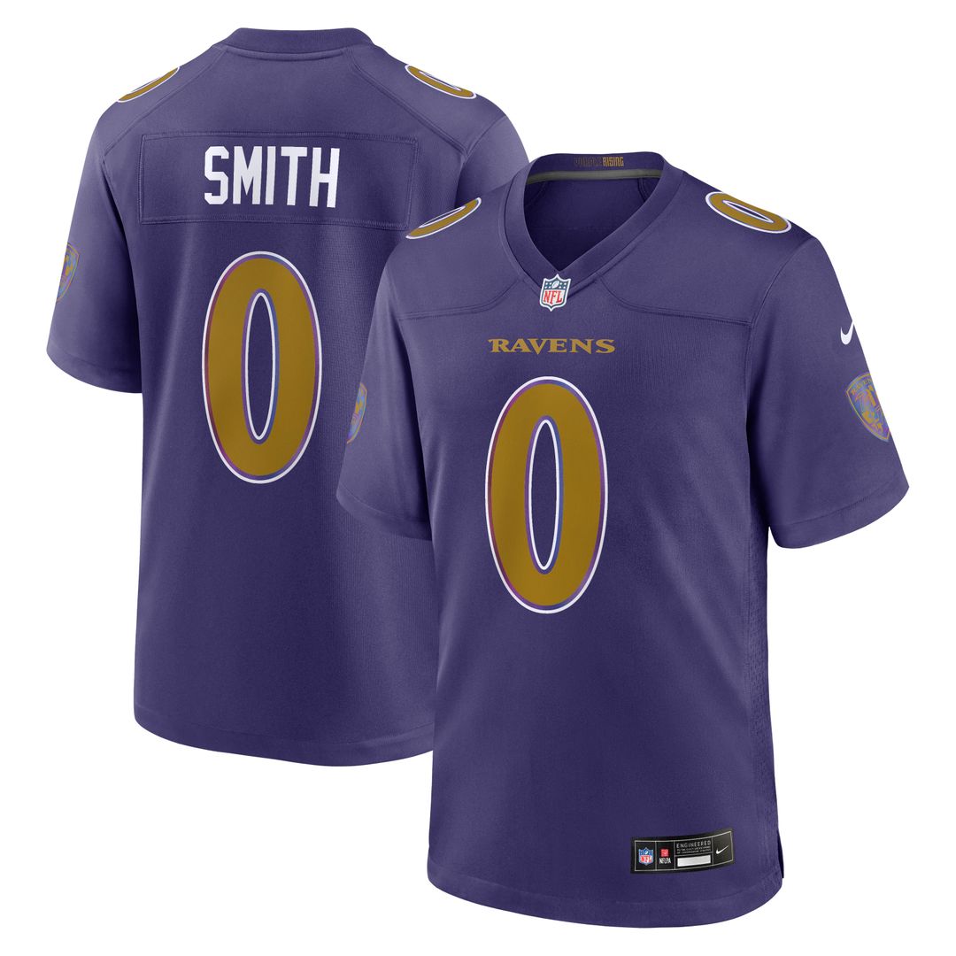 Roquan Smith Baltimore Ravens Nike Alternate Game Jersey - Purple