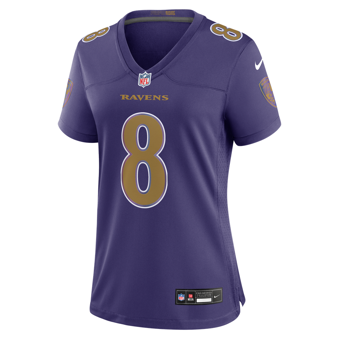 Lamar Jackson Baltimore Ravens Nike Women's Game Jersey - White