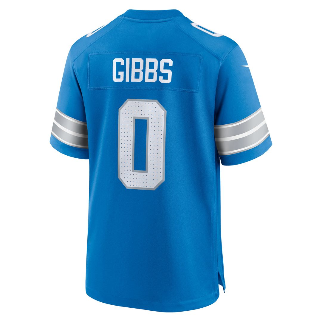 Jahmyr Gibbs Detroit Lions Nike Game Player Jersey - White