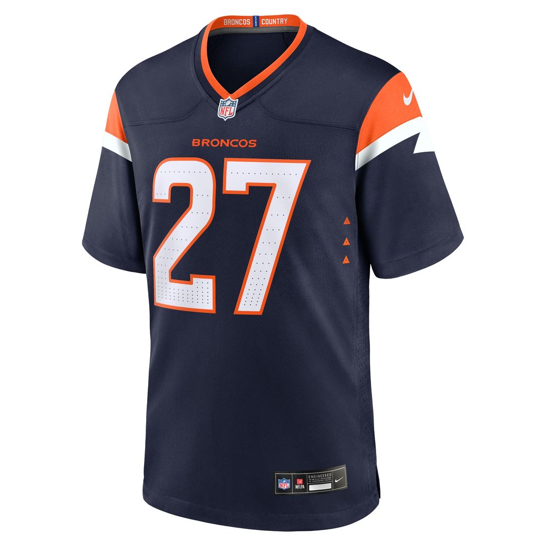 J.K. Dobbins Denver Broncos Nike Team Game Jersey -  Orange