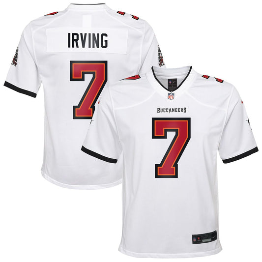 Bucky Irving Tampa Bay Buccaneers Nike Youth White Game Jersey - White