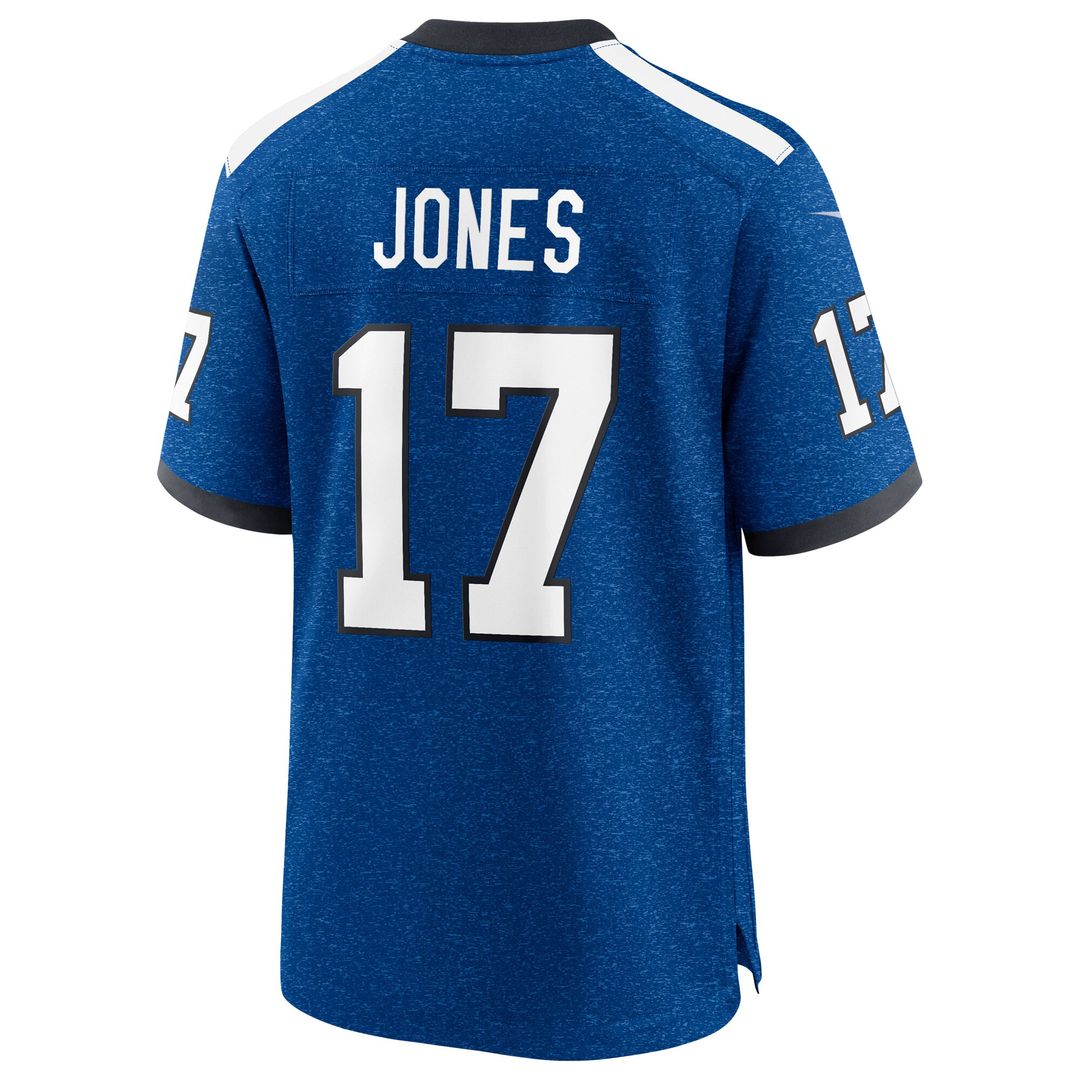 Daniel Jones Indianapolis Colts Nike Alternate 2 Indiana Nights Game Jersey -  Heather Royal