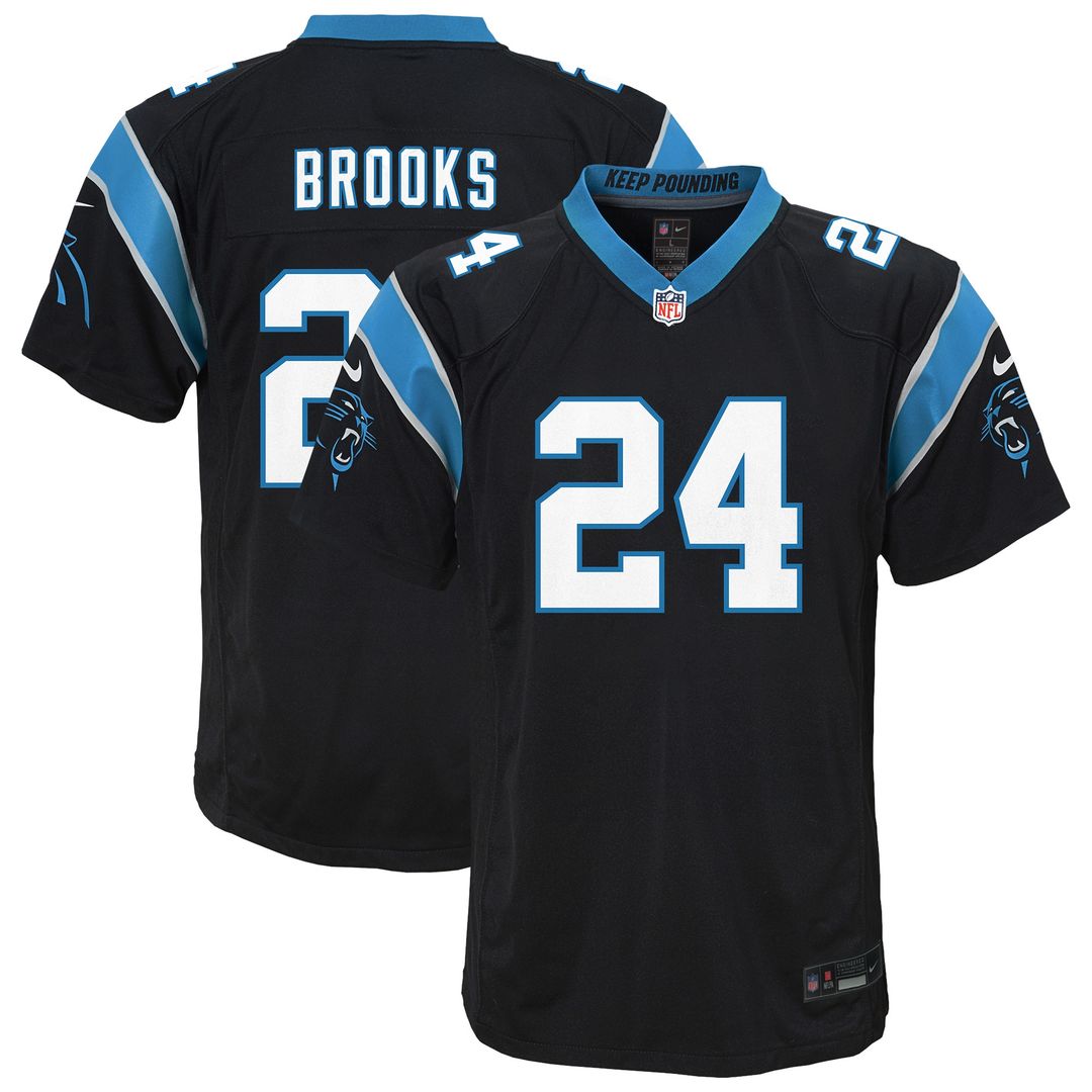 Jonathon Brooks Carolina Panthers Nike Youth Game Jersey - Blue
