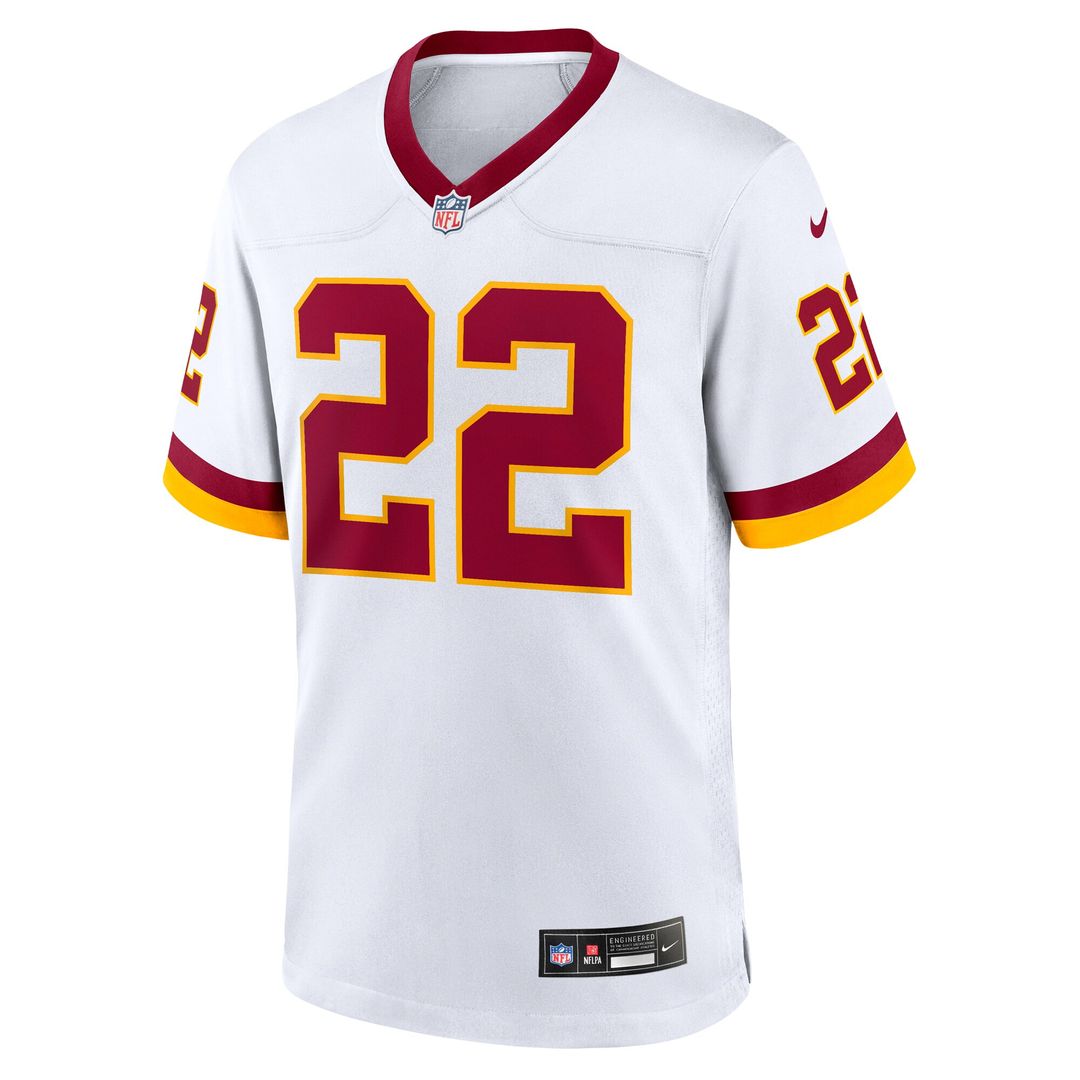 Jacory Croskey-Merritt Washington Commanders Nike Hail Raiser Alternate Game Jersey - Black