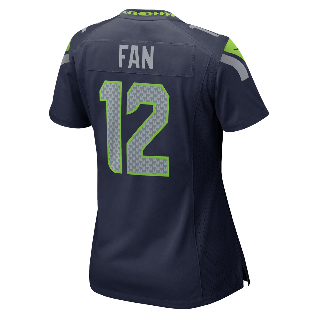 12s Seattle Seahawks Nike Women's Team Game Jersey - College Navy