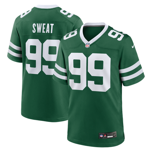 T'Vondre Sweat New York Jets Nike Team Game Jersey - Legacy Green