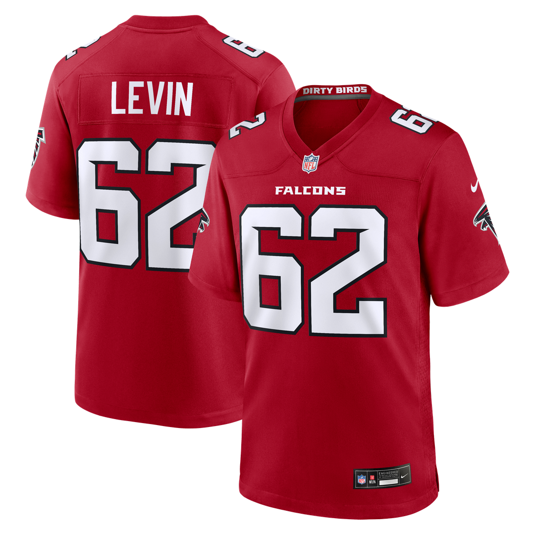 Corey Levin Atlanta Falcons Nike Team Game Jersey -  Red