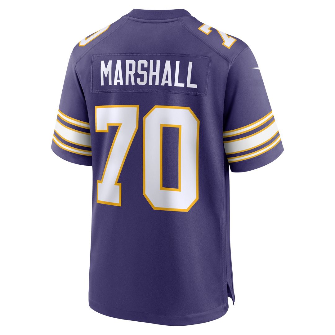 Jim Marshall Minnesota Vikings Nike Retired Player Alternate Game Jersey - Purple