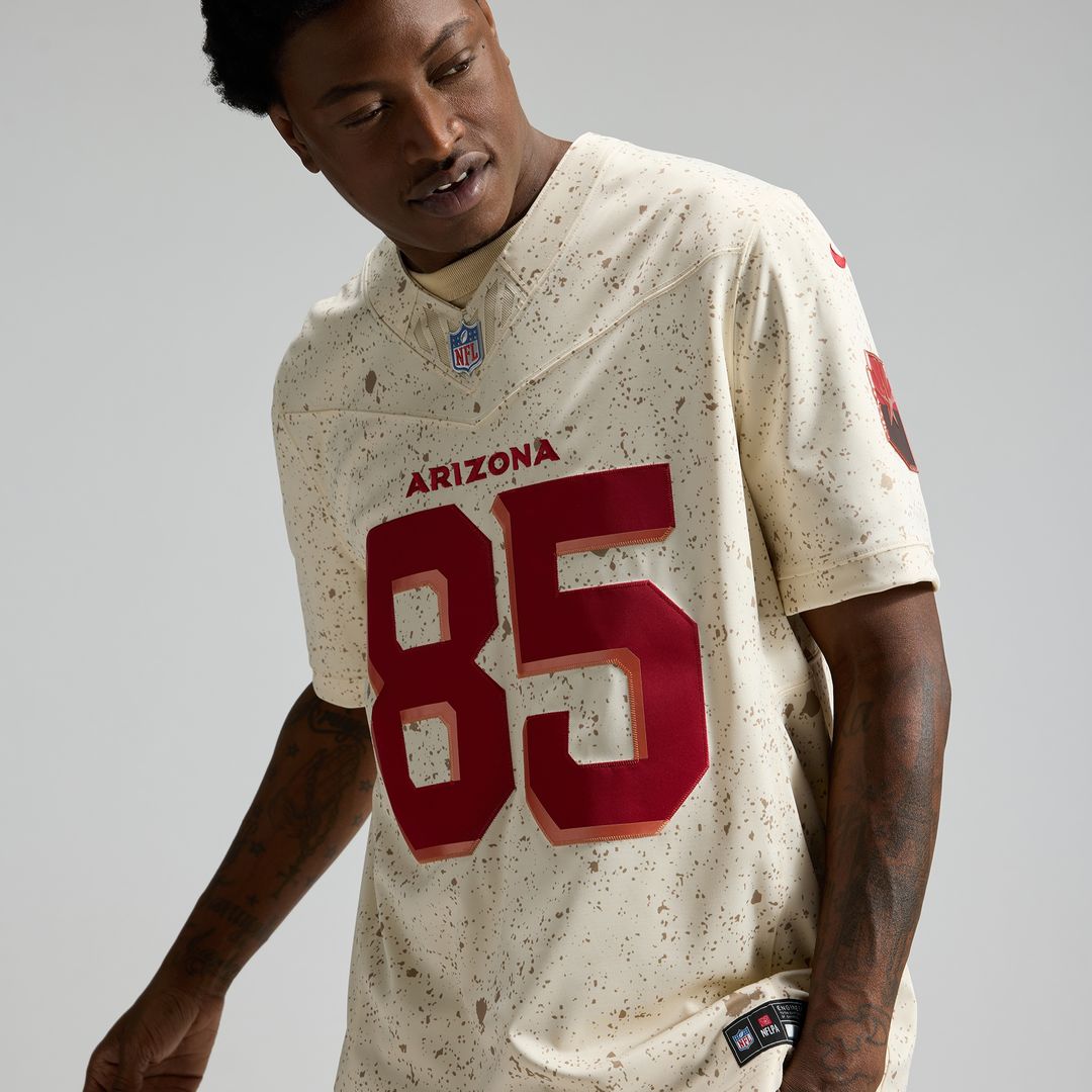 Trey McBride Arizona Cardinals Nike 2025 Rivalries Collection Stitched Limited Jersey - Natural