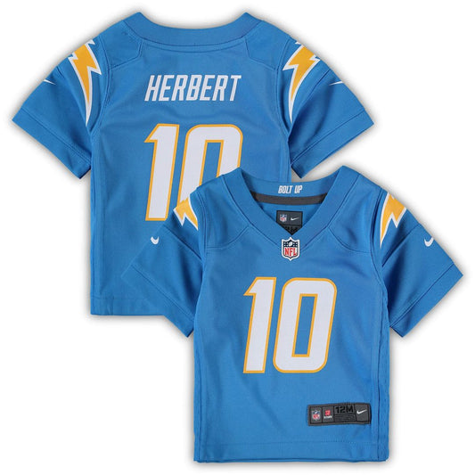 Justin Herbert Los Angeles Chargers Nike Infant Team  Player Game Jersey - Powder Blue