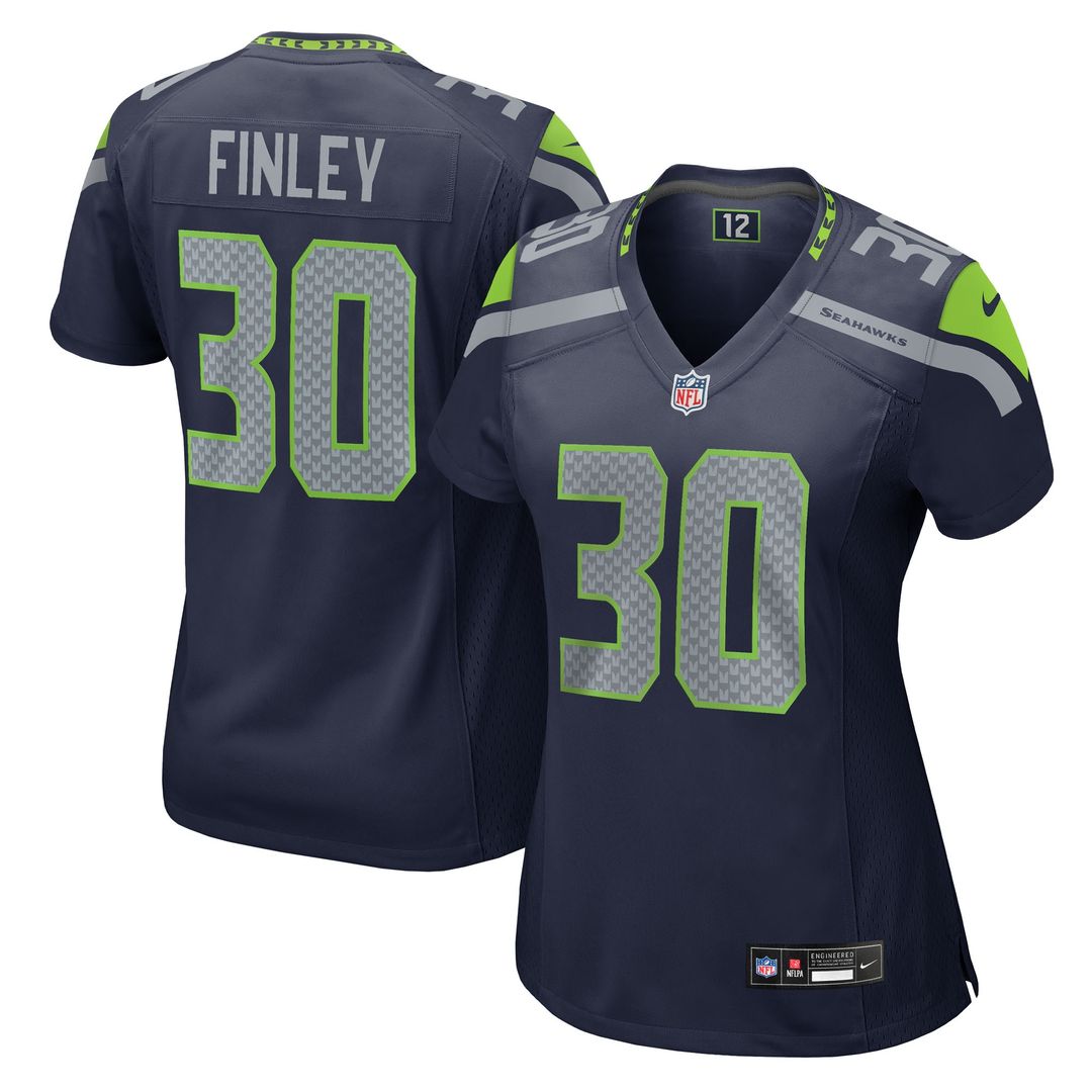 AJ Finley Seattle Seahawks Nike Women's Team Game Jersey -  College Navy