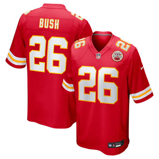Deon Bush Kansas City Chiefs Nike Game Player Jersey - Red