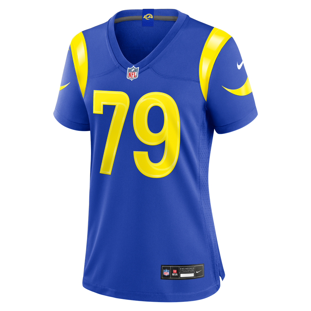 Keagen Trost Los Angeles Rams Nike Women's Team Game Jersey - Royal