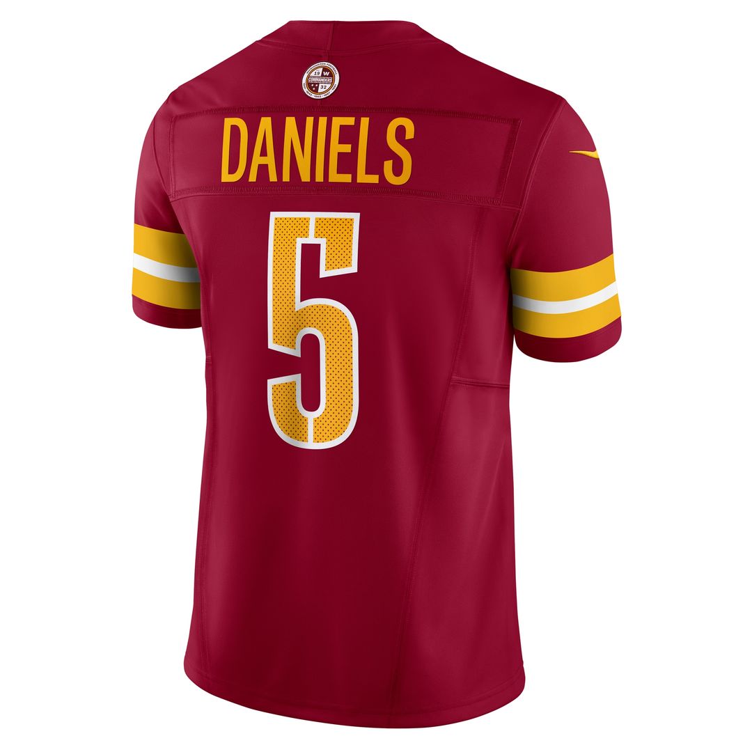 Jayden Daniels Washington Commanders Nike Vapor F.U.S.E. Limited Super Bowl Era Jersey - White