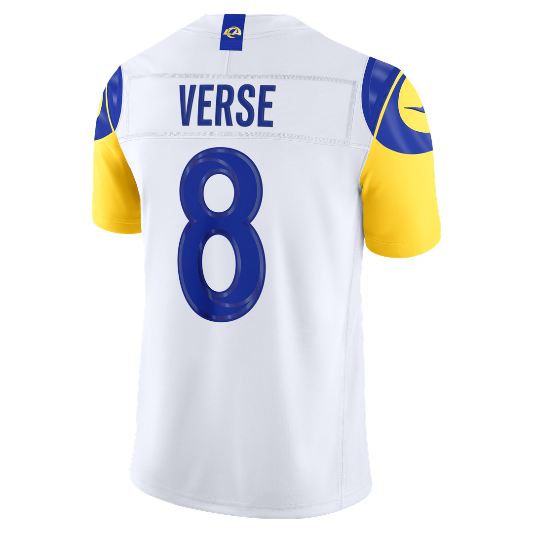 Jared Verse Los Angeles Rams Nike Vapor F.U.S.E. Stitched Limited Jersey - White