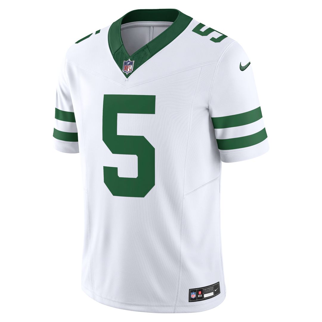 Garrett Wilson New York Jets Nike Alternate Vapor F.U.S.E. Limited Jersey  - Legacy Black