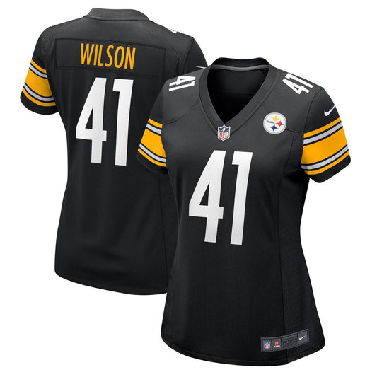 Payton Wilson Pittsburgh Steelers Nike Women's Team Game Jersey -  Black