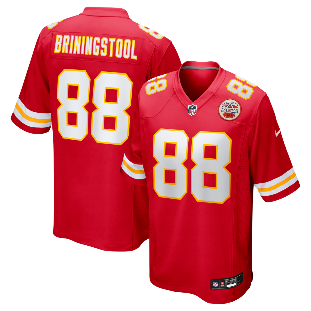Jake Briningstool Kansas City Chiefs Nike Team Game Jersey -  Red