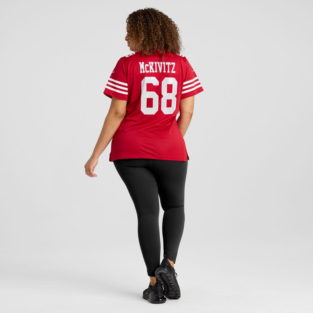 Colton McKivitz San Francisco 49ers Nike Women's Team Game Jersey -  Scarlet