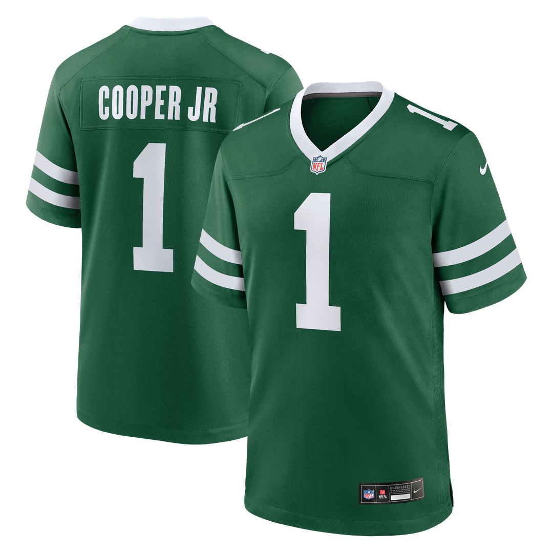 Omar Cooper Jr. New York Jets Nike 2026 NFL Draft First Round Pick No. 30 Team Game Jersey - Legacy Green