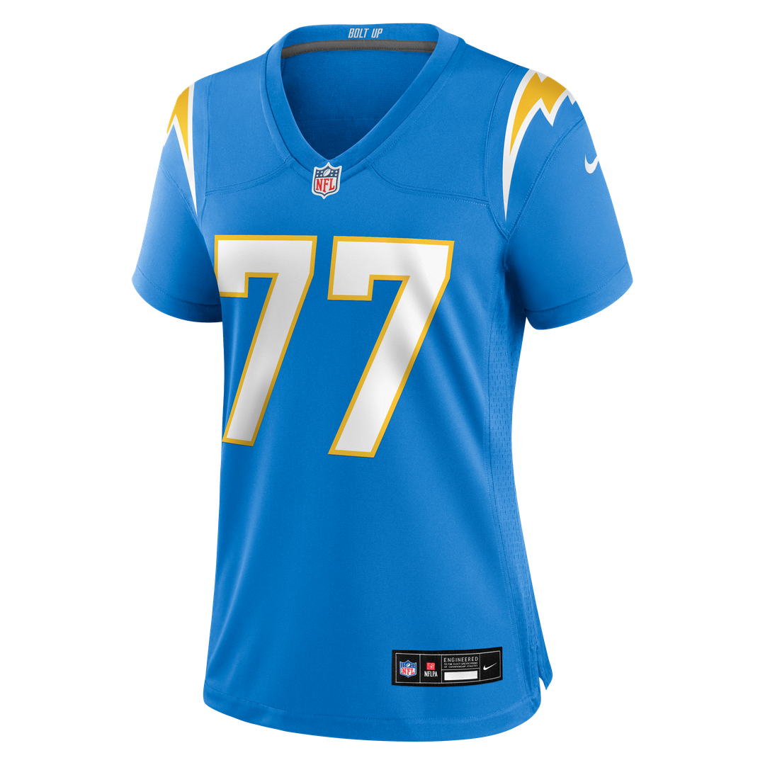 Travis Burke Los Angeles Chargers Nike Women's Team Game Jersey -  Powder Blue