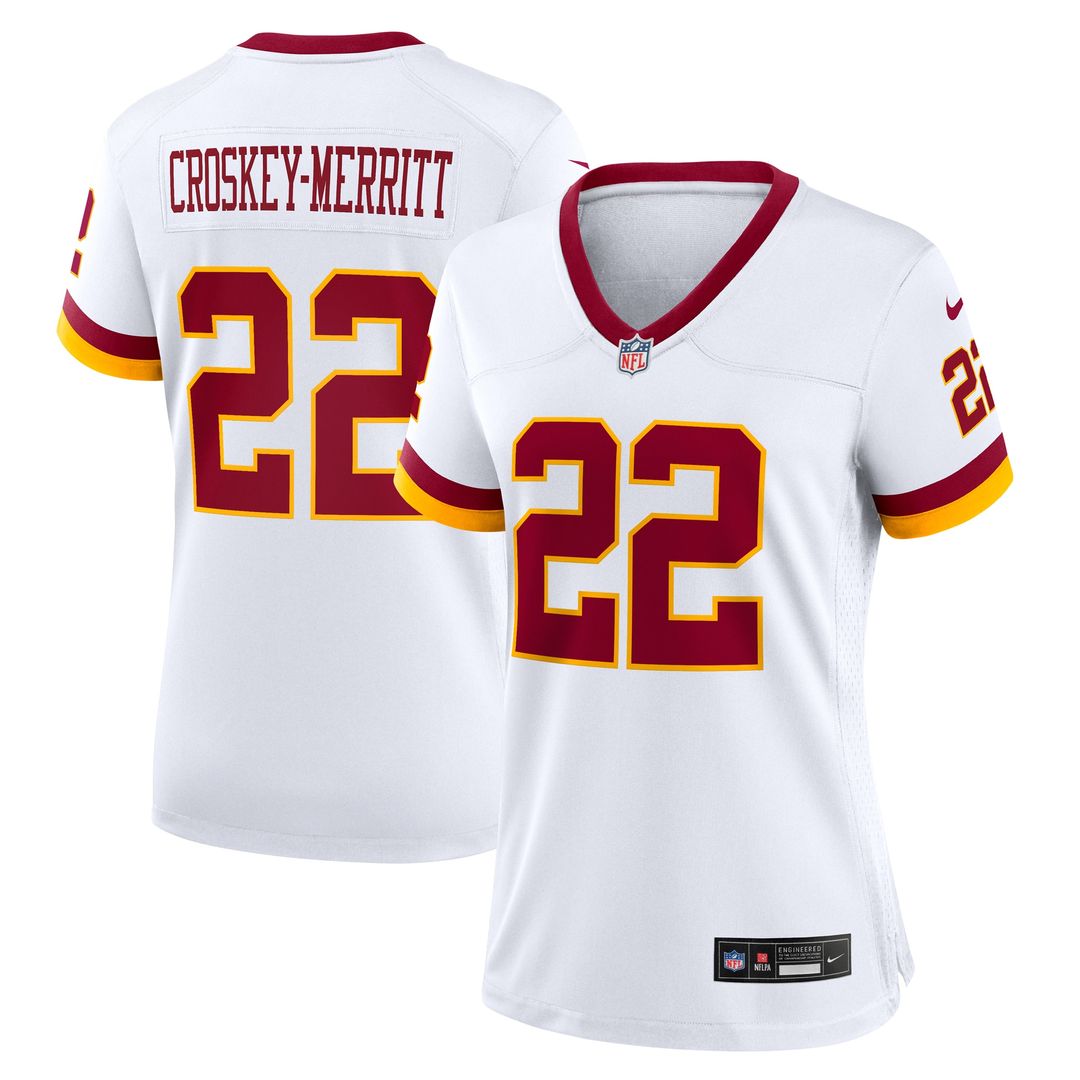 Jacory Croskey-Merritt Washington Commanders Nike Women's Game Jersey - Burgundy