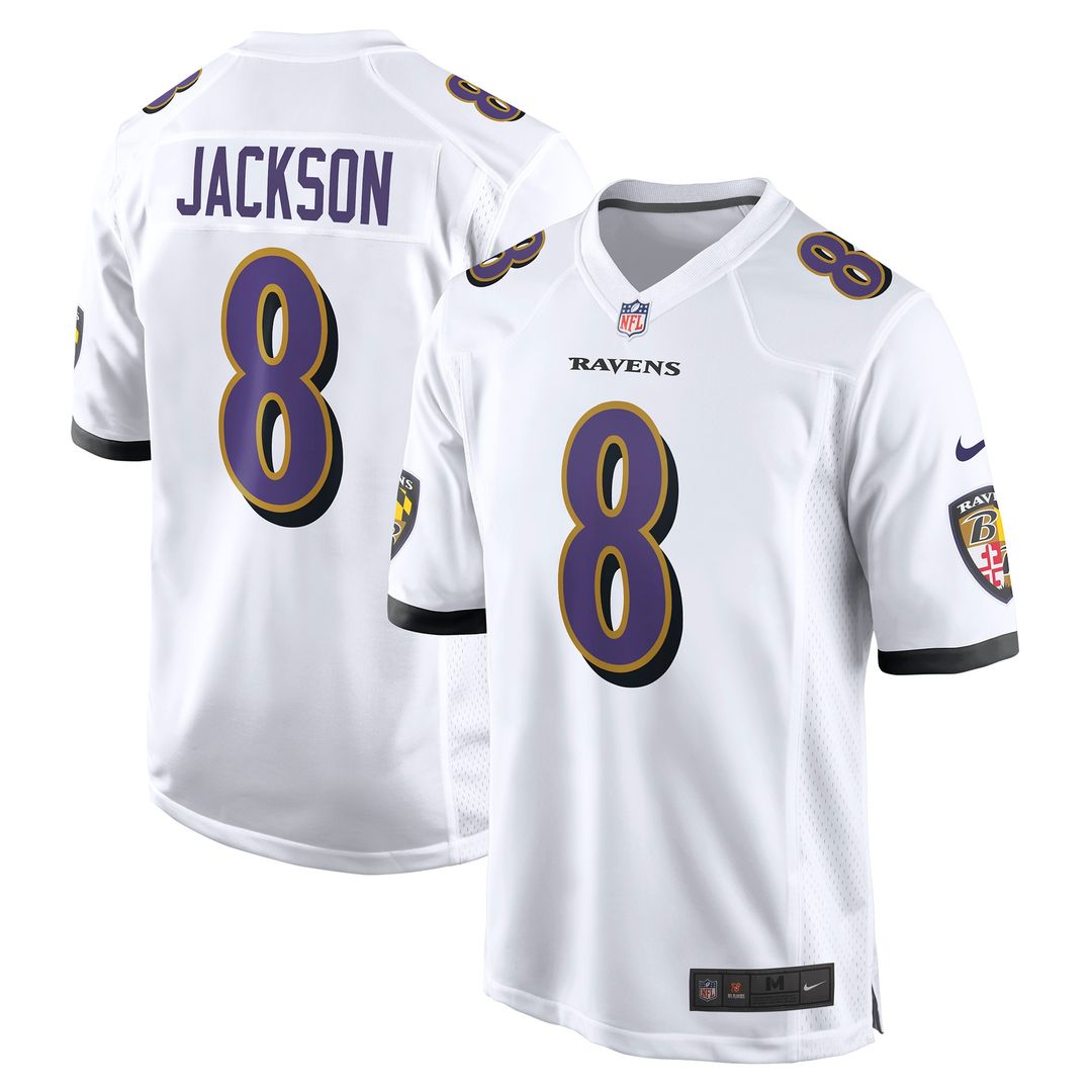Lamar Jackson Baltimore Ravens Nike Alternate Game Jersey -  Black