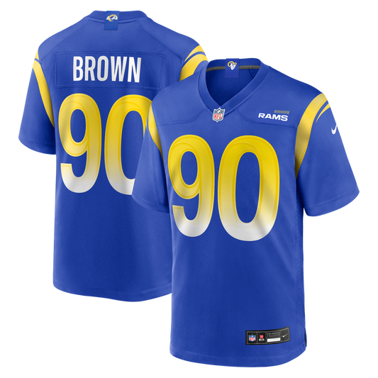 Earnest Brown IV Los Angeles Rams Nike Team Game Jersey -  Royal