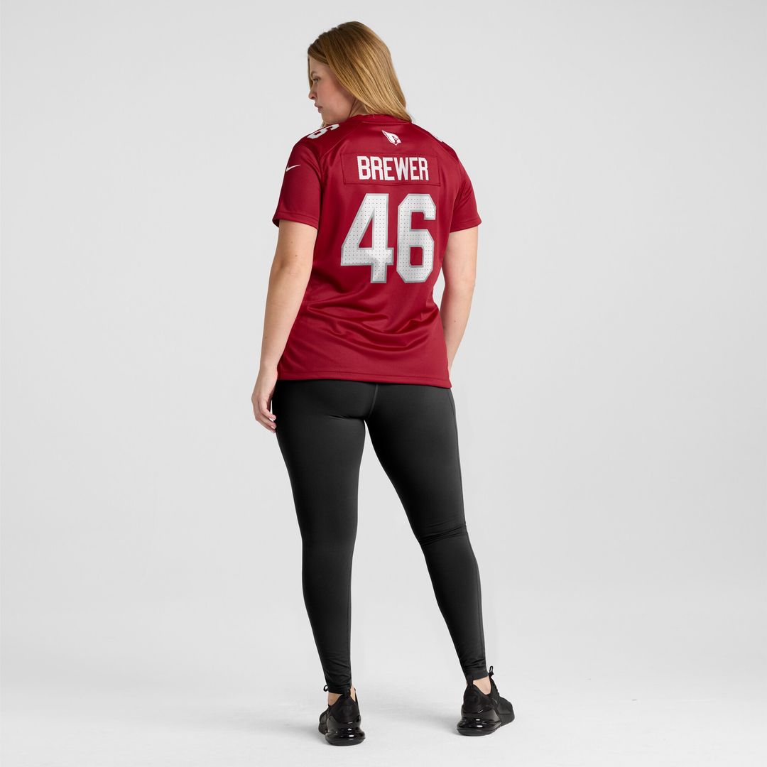 Aaron Brewer Arizona Cardinals Nike Women's  Game Jersey -  Cardinal