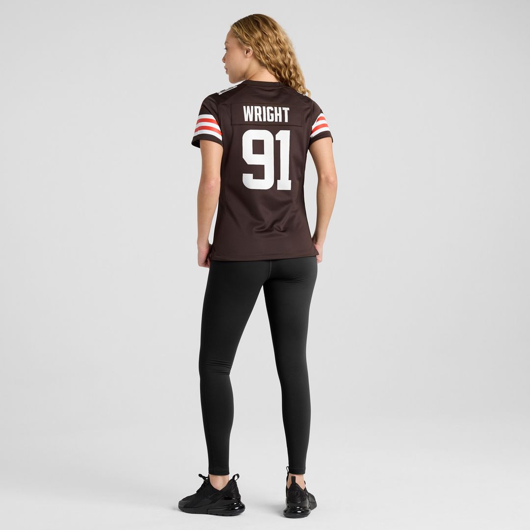Alex Wright Cleveland Browns Nike Women's Team Game Jersey -  Brown