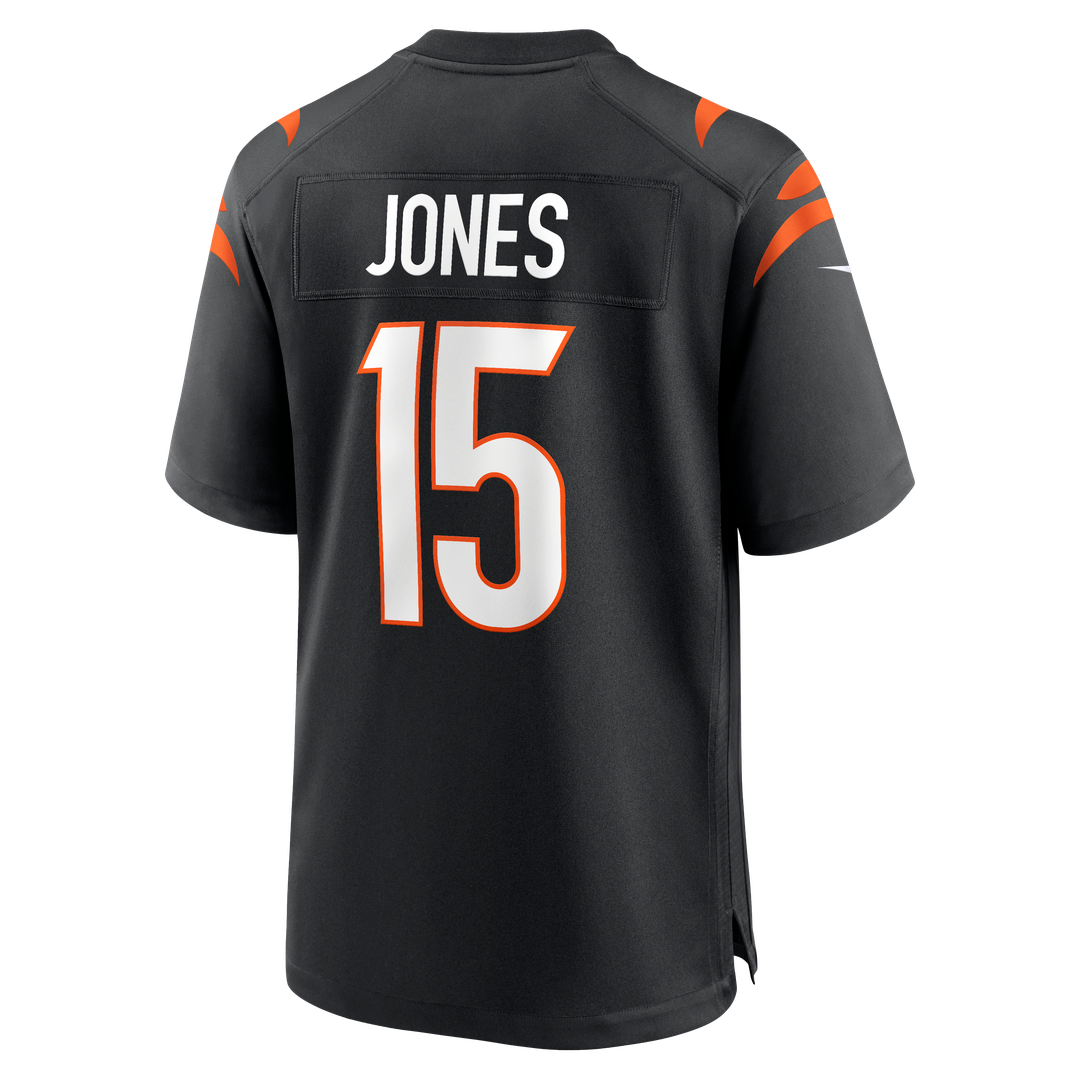 Charlie Jones Cincinnati Bengals Nike Team Game Jersey -  Black