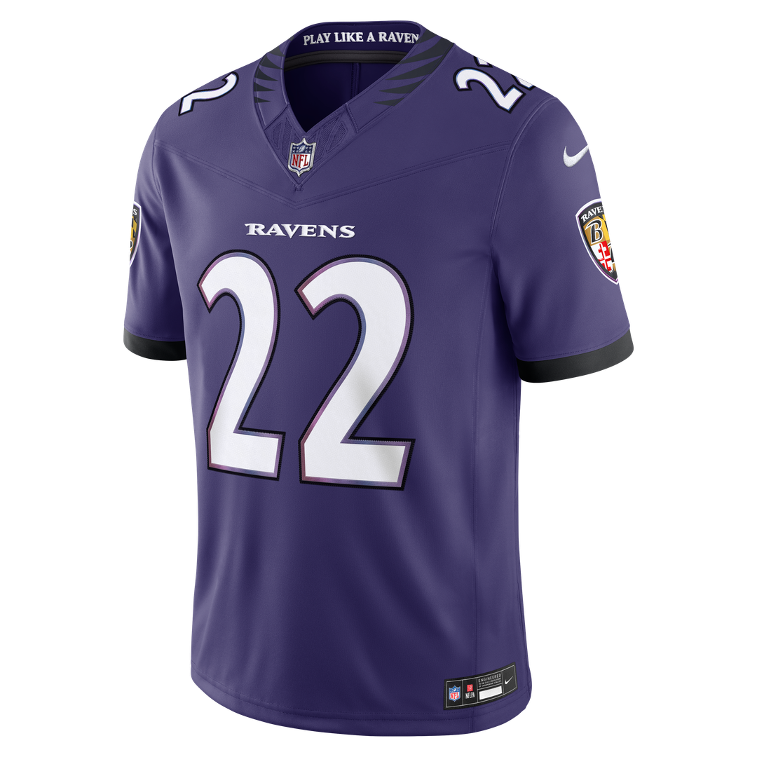 Derrick Henry Baltimore Ravens Nike Vapor F.U.S.E. Stitched Limited Jersey - White