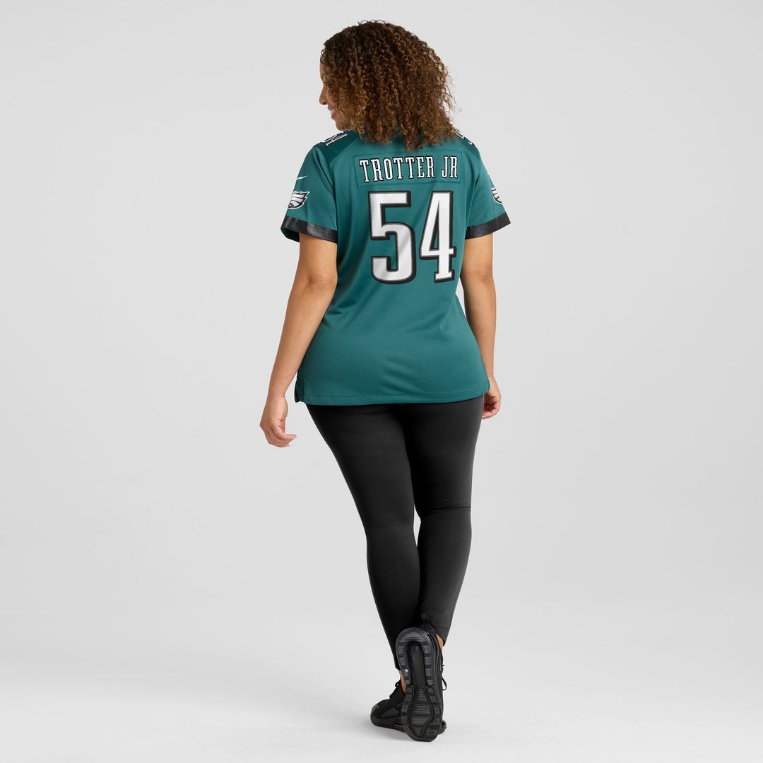 Jeremiah Trotter Jr. Philadelphia Eagles Nike Women's Team Game Jersey - Midnight Green