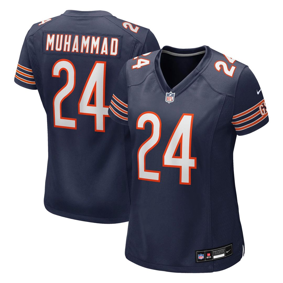Malik Muhammad Chicago Bears Nike Women's Team Game Jersey - Navy